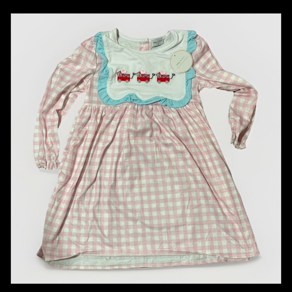 Abby & Evie Girls Valentine Dress – Size 6 | New with Tags - Picture 1 of 4